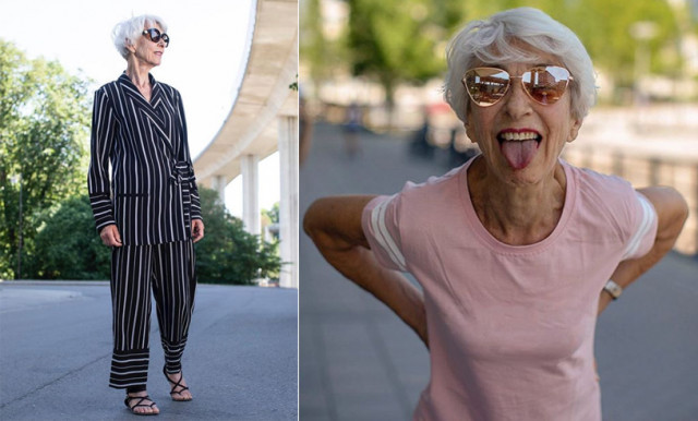 Den färgstarka influencers Lady Silver , 86 år,, har blivit en inspirationskälla för många på sociala medier